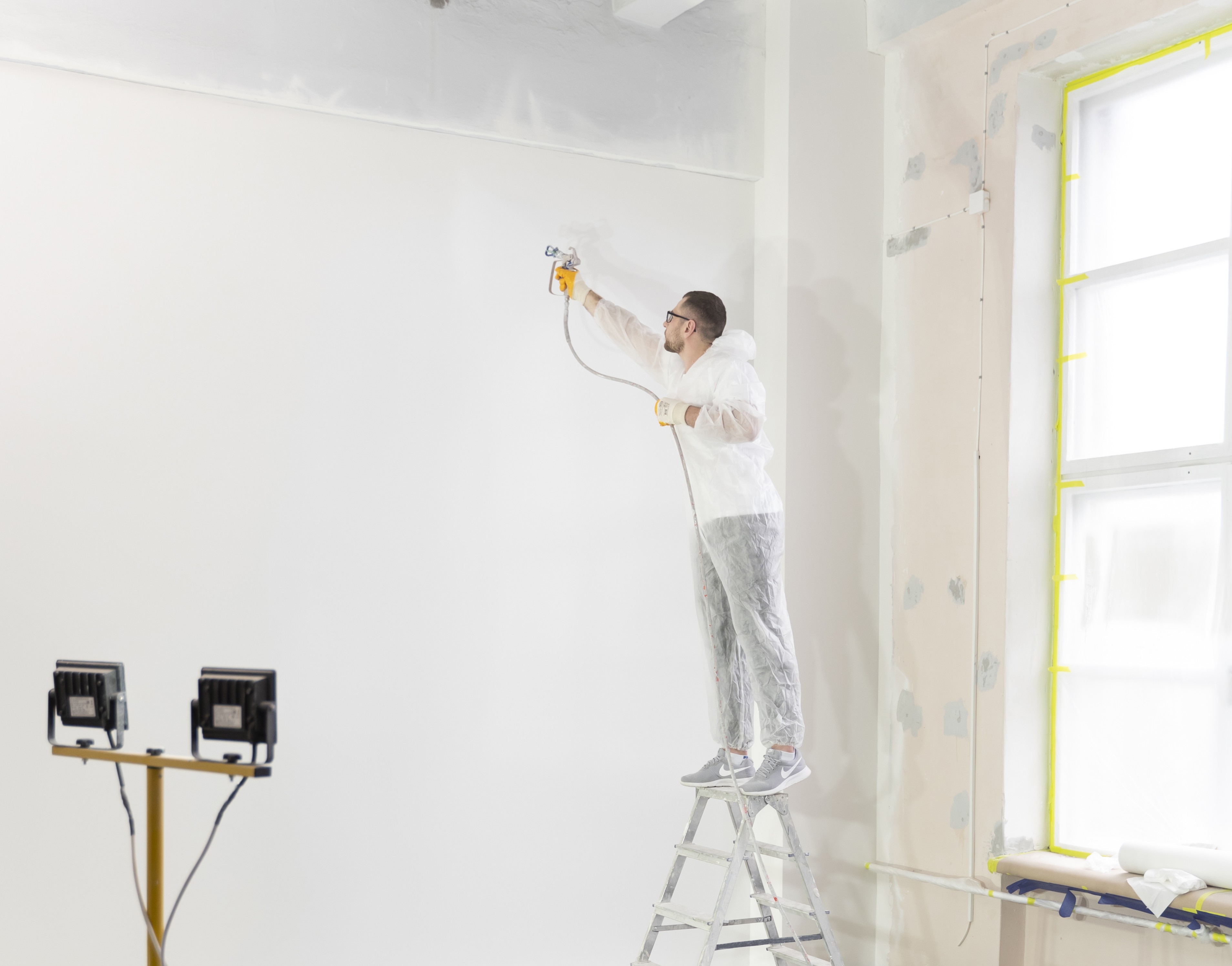 Airless painting process